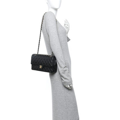 Chanel Caviar Quilted Medium Double Flap Black 2 of 11