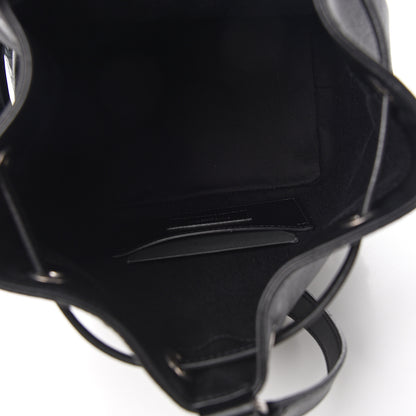 Saint Laurent Calfskin Small Y Studs Bucket Bag Black 4 of 8