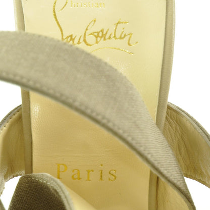 Christian Louboutin Canvas Toutenkaboucle 150 Sandals 39 6 of 6
