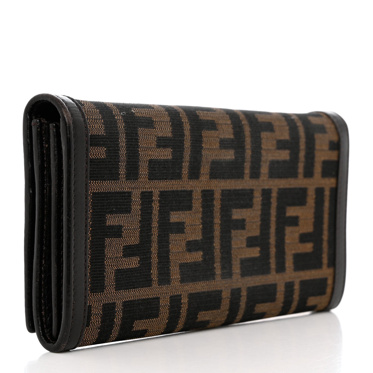 Fendi Zucca Continental Wallet Tobacco 2 of 11