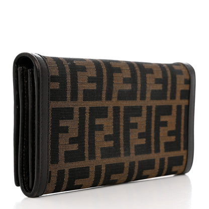 Fendi Zucca Continental Wallet Tobacco 2 of 11