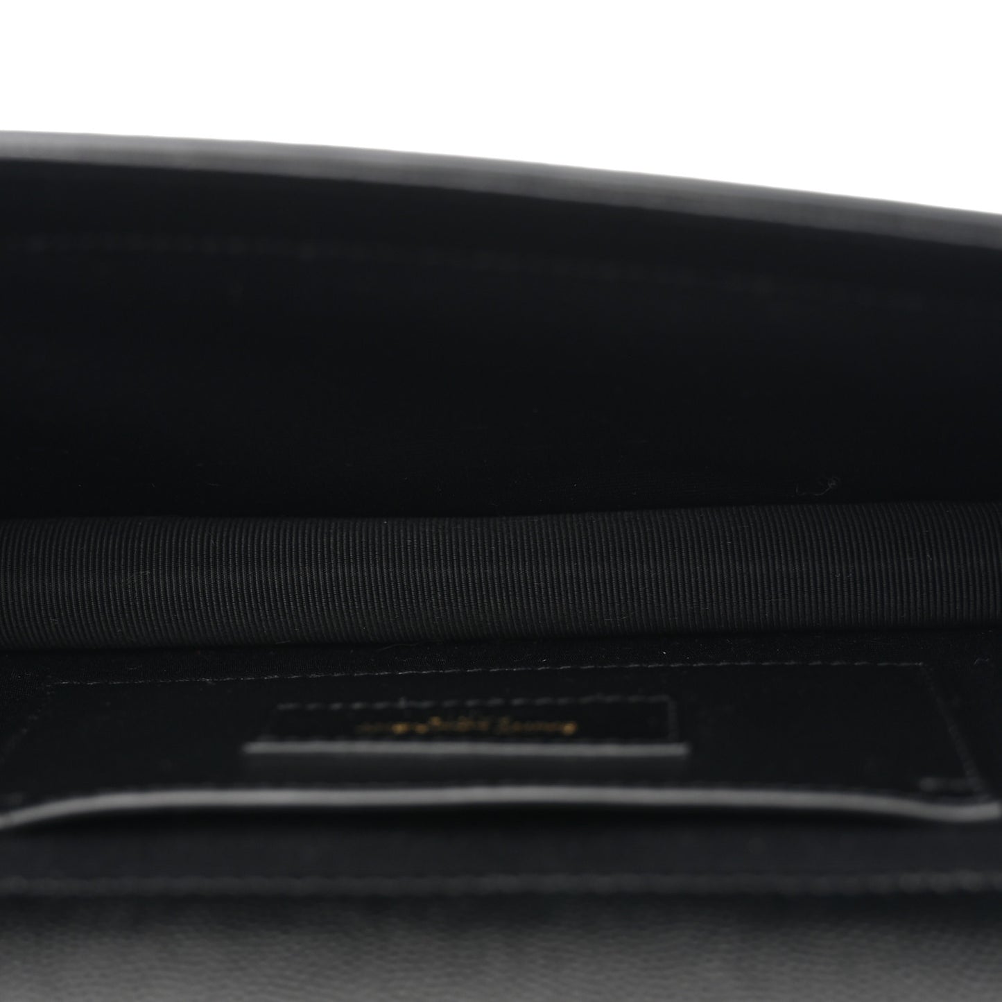 Grain De Poudre Classic Monogram Kate Clutch Black