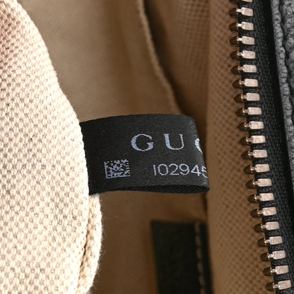 Gucci Velvet GG Monogram Textured Calfskin Web Small Double Buckle Backpack Red Cipria Black 8 of 11