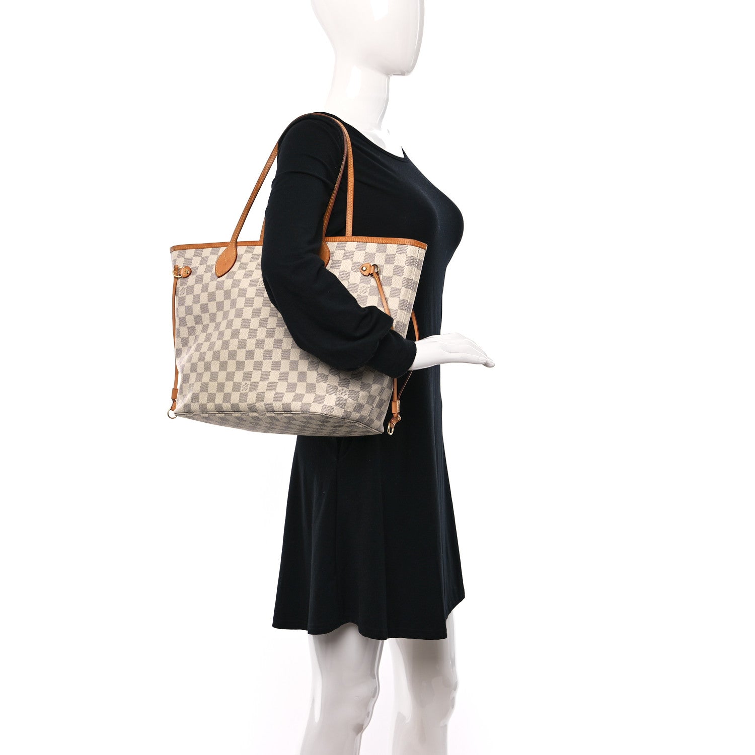 Louis Vuitton Damier Azur Neo Neverfull MM 2 of 19