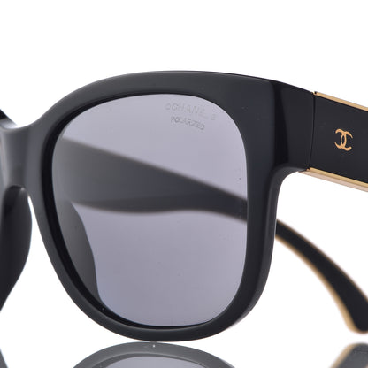 Chanel Polarized CC Sunglasses 5270 Black 8 of 10