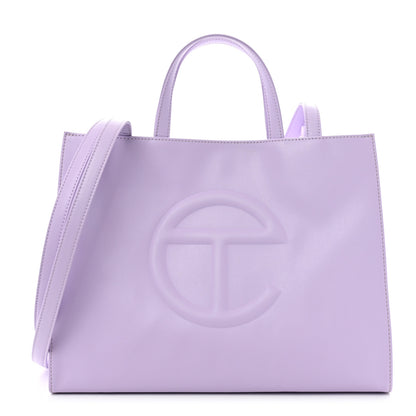 Telfar Vegan Leather Medium Shopping Bag Lavender 1 of 13
