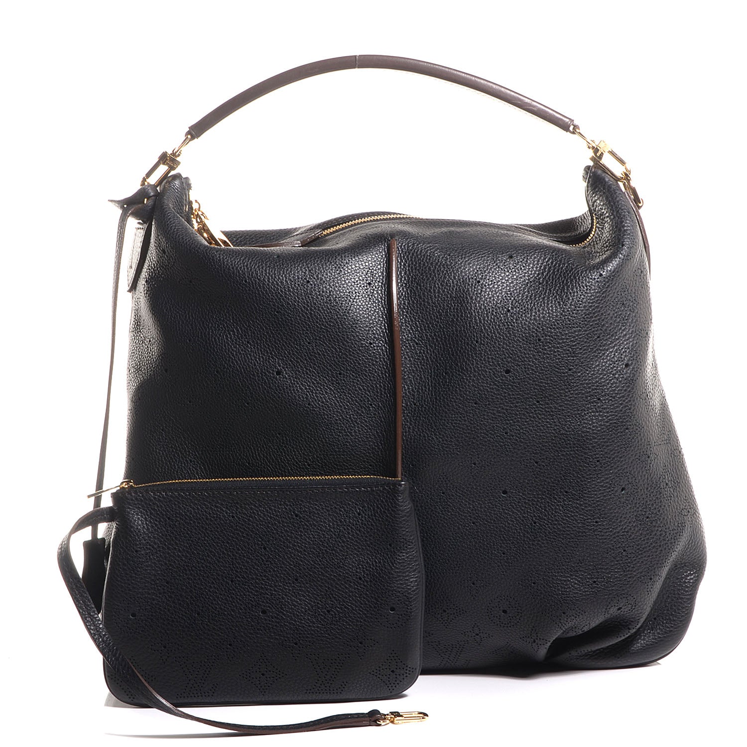 Louis Vuitton Mahina Selene MM Black 3 of 8