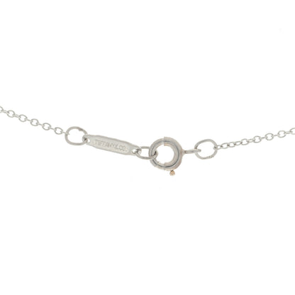 Tiffany Platinum Diamond Cross Stitch Pendant Necklace 3 of 3