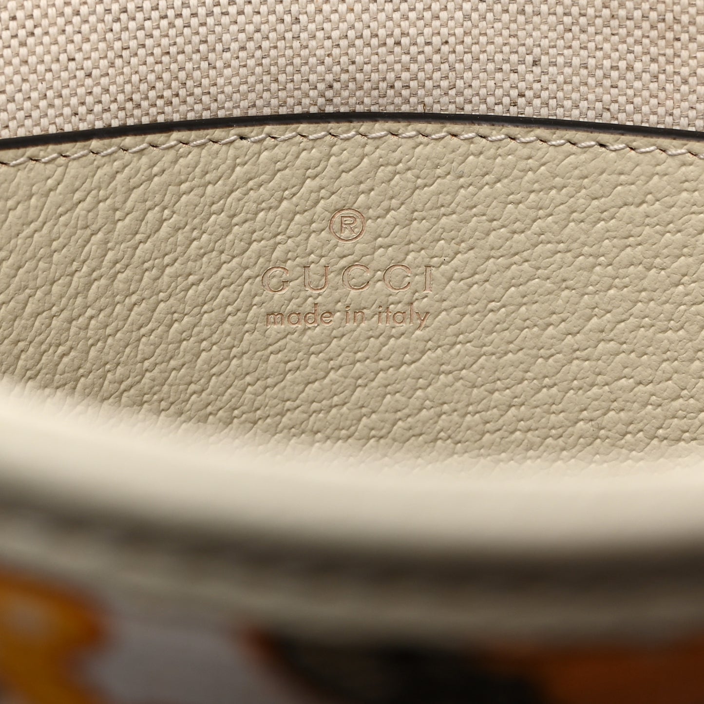 GG Supreme Monogram Animal Kawaii Cosmetic Case Multi White