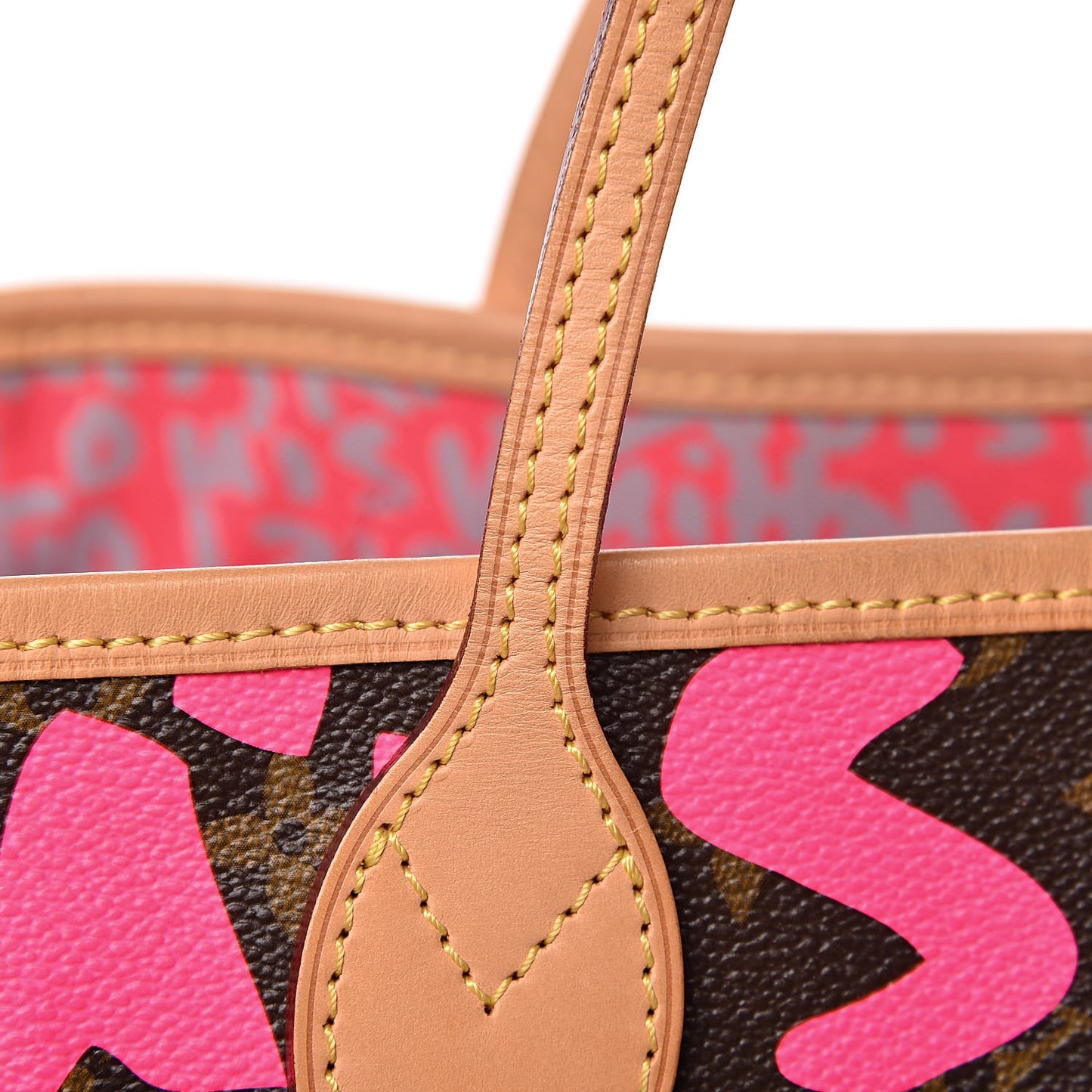 Monogram Graffiti Neverfull GM Fuchsia