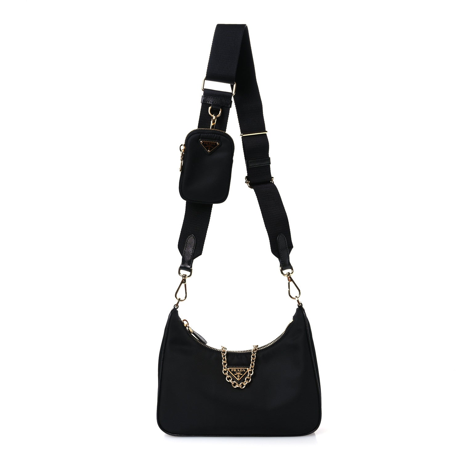 Prada Nylon Re-Edition 2005 Shoulder Bag Black 1 of 12
