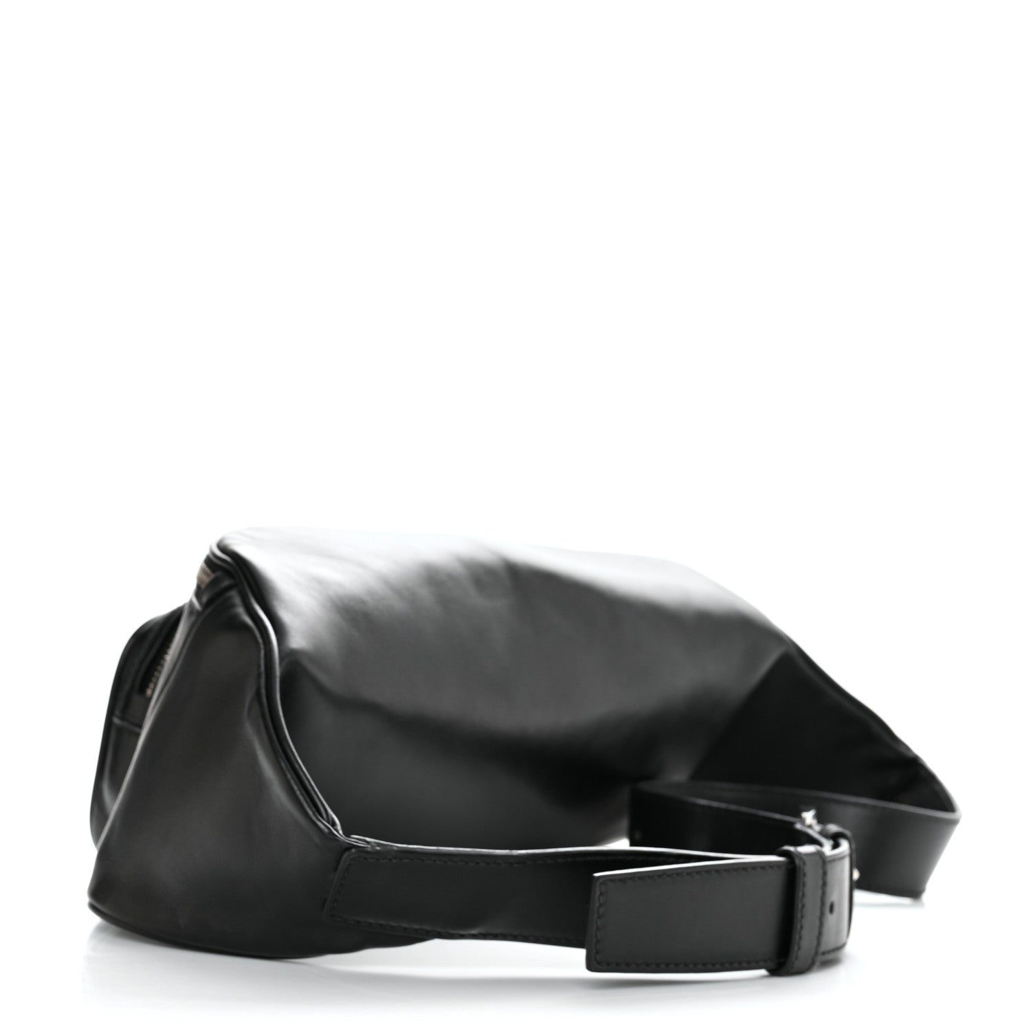 Prada Calfskin Belt Bag Black 2 of 11