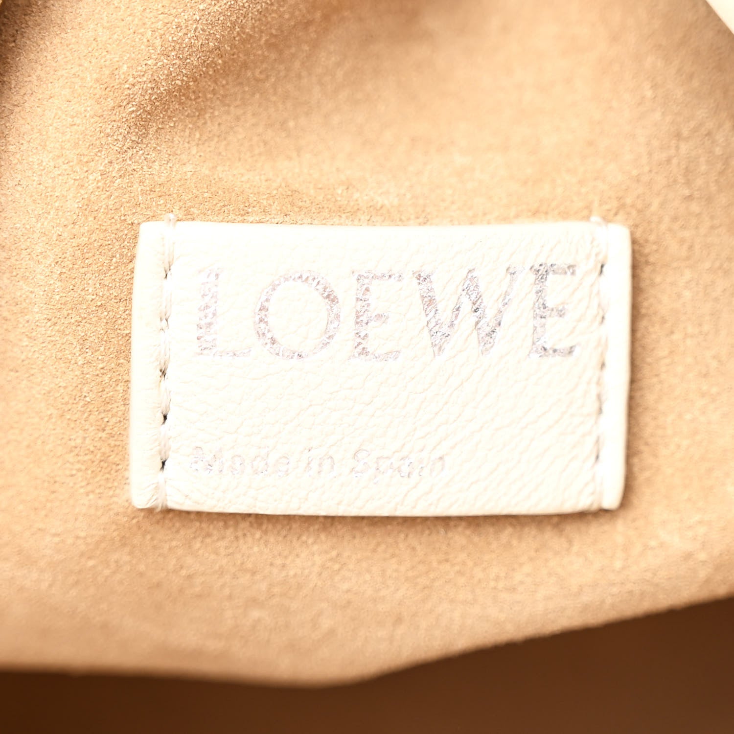 Loewe Mellow Nappa Medium Donut Chain Flamenco Knot Clutch Sea Salt 6 of 10