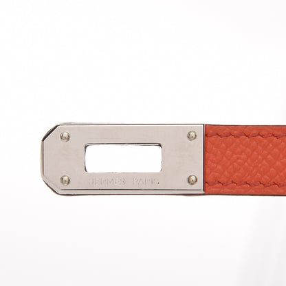 Hermes Epsom Medium Kelly Wallet Orange Poppy 7 of 10
