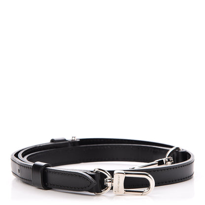 Louis Vuitton Calfskin 16mm Adjustable Shoulder Strap Black 1 of 5
