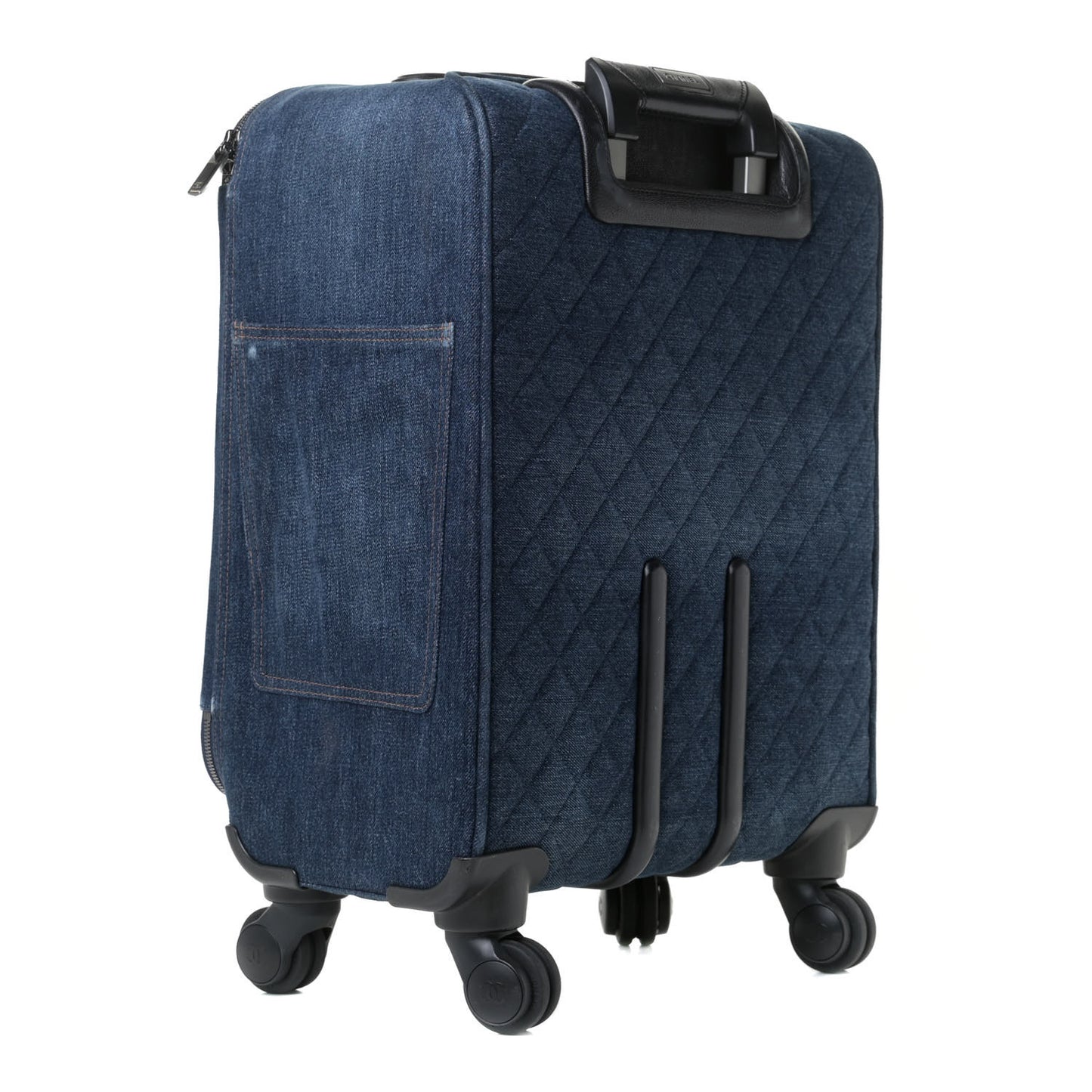 Denim Quilted Coco Cuba Charms Trolley