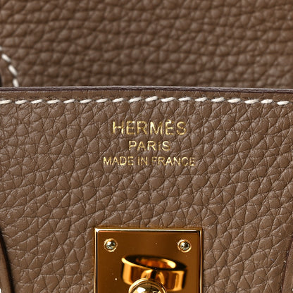 Hermes Togo Birkin 25 Etoupe 5 of 10