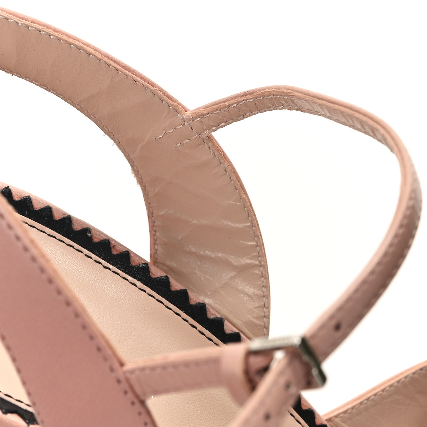 Malaga Kid Interlocking G Studs 155mm Platform Sandals 39 Perfect Pink