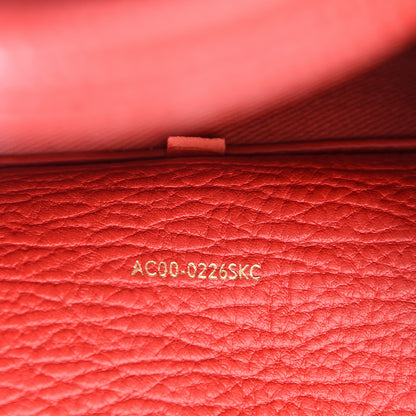 3.1 Phillip Lim 3.1 Textured Calfskin Mini Pashli Satchel Red 6 of 9