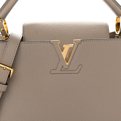 Louis Vuitton Taurillon Capucines PM Galet 9 of 13