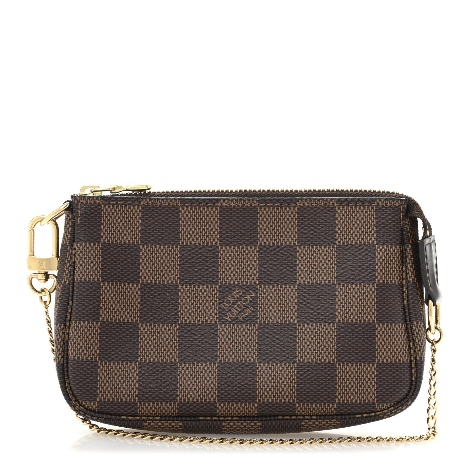 Louis Vuitton Damier Ebene Mini Pochette Accessories 1 of 9