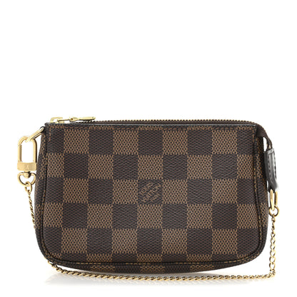 Louis Vuitton Damier Ebene Mini Pochette Accessories 1 of 9
