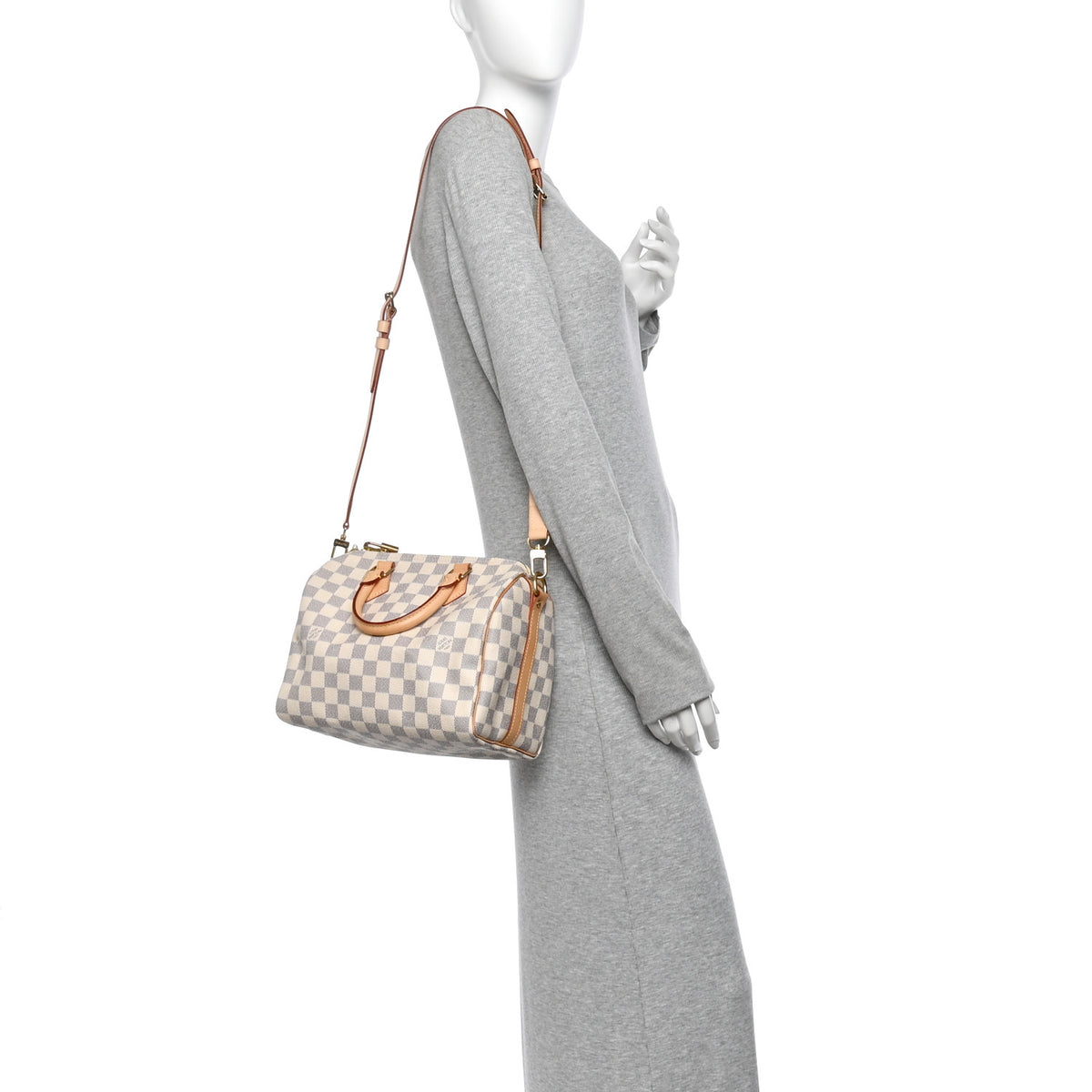 Damier Azur Speedy Bandouliere 25
