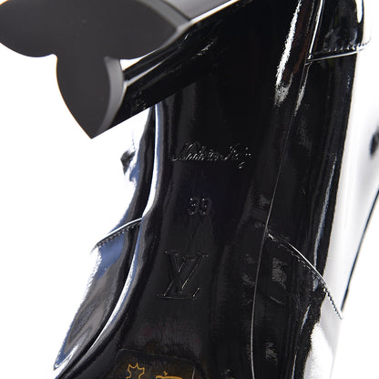 Louis Vuitton Patent Uniformes Silhouette Ankle Boots 39 Black 9 of 15
