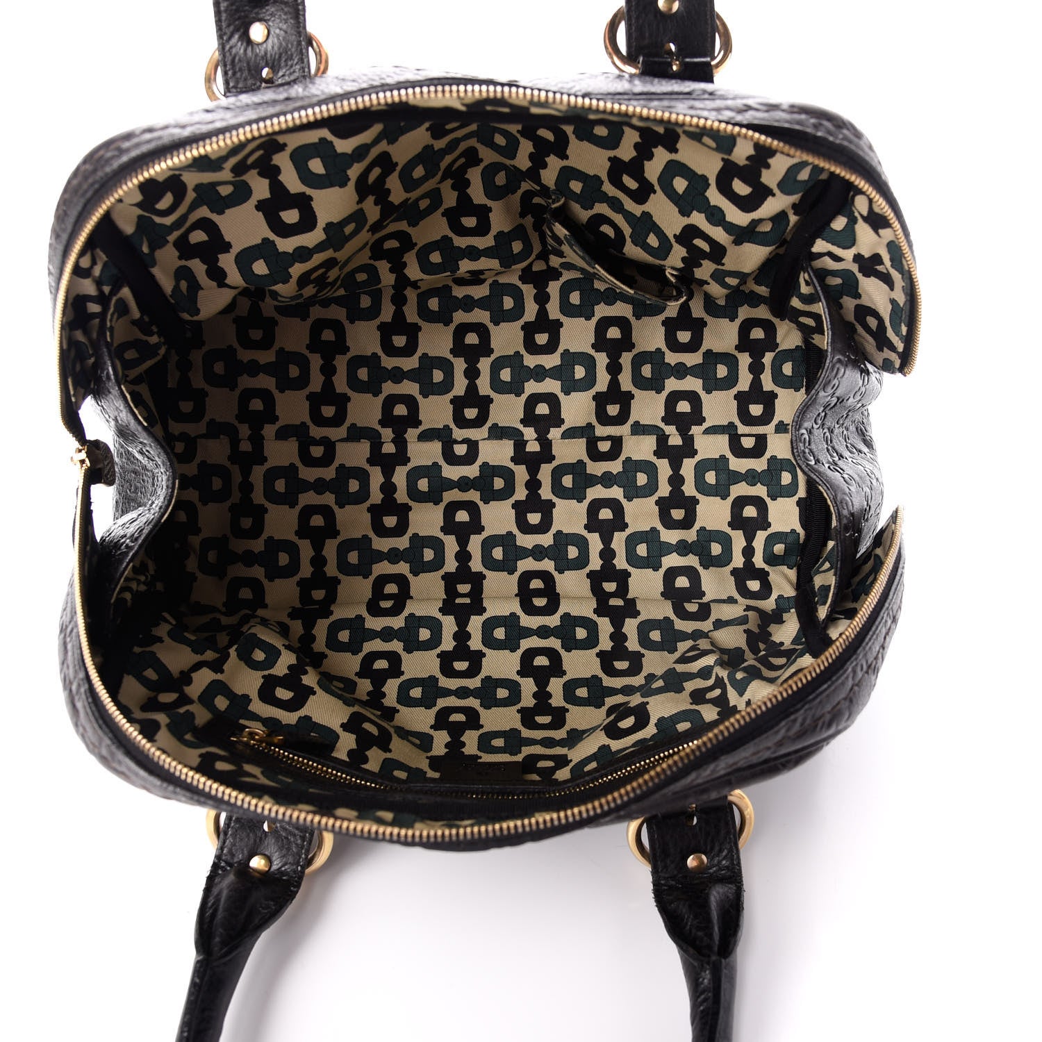 Gucci Guccissima Signoria Large Dome Bag Black 5 of 9