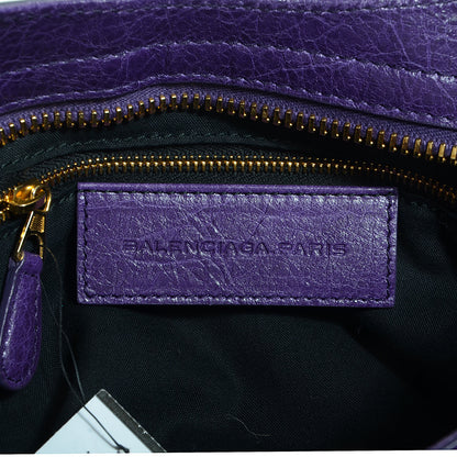 Balenciaga Agneau Giant 21 Gold Hardware City Dark Violet 7 of 13