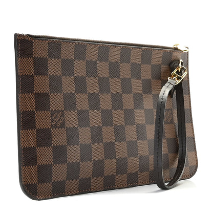 Louis Vuitton Damier Ebene Neverfull MM GM Pochette 3 of 8