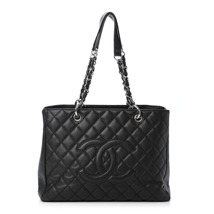 Chanel Caviar Quilted Grand Shopping Tote GST Black 1 of 4