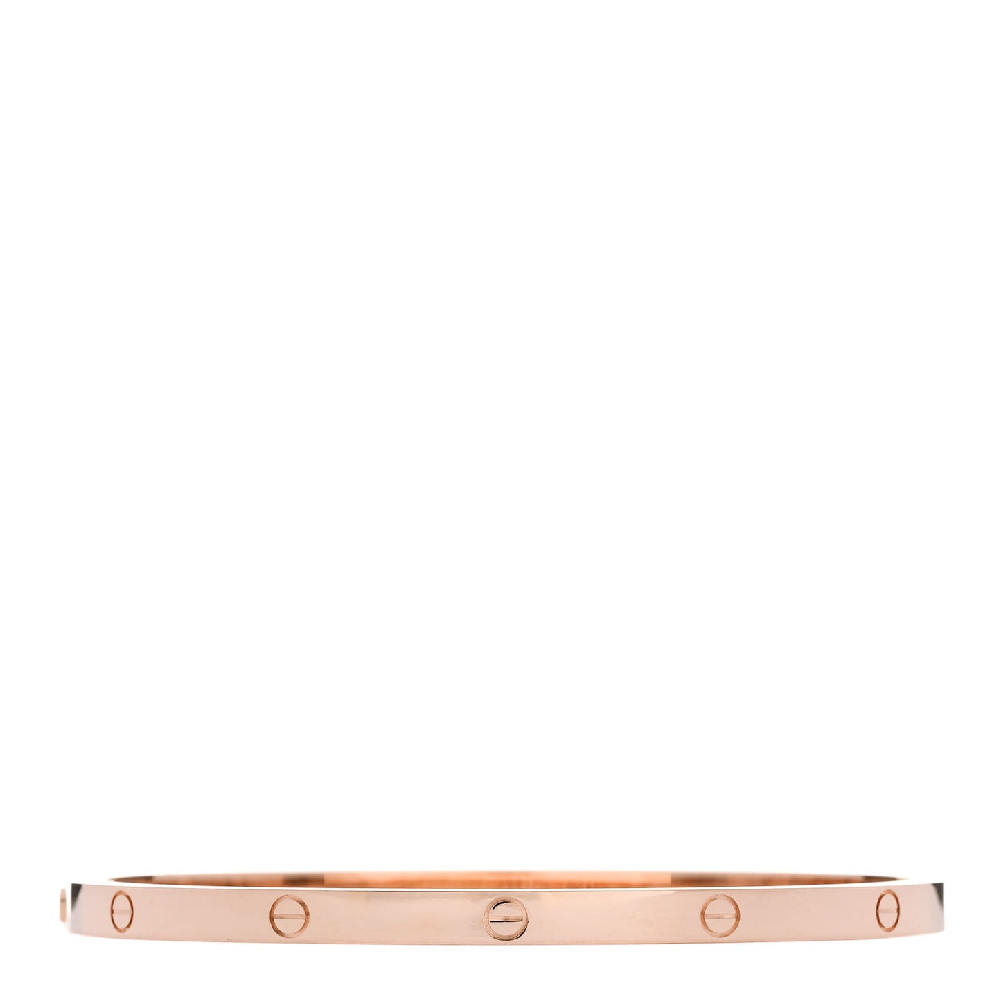 18K Pink Gold Small LOVE Bracelet 17