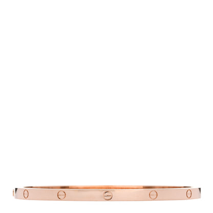 Cartier 18K Pink Gold Small LOVE Bracelet 17 2 of 8