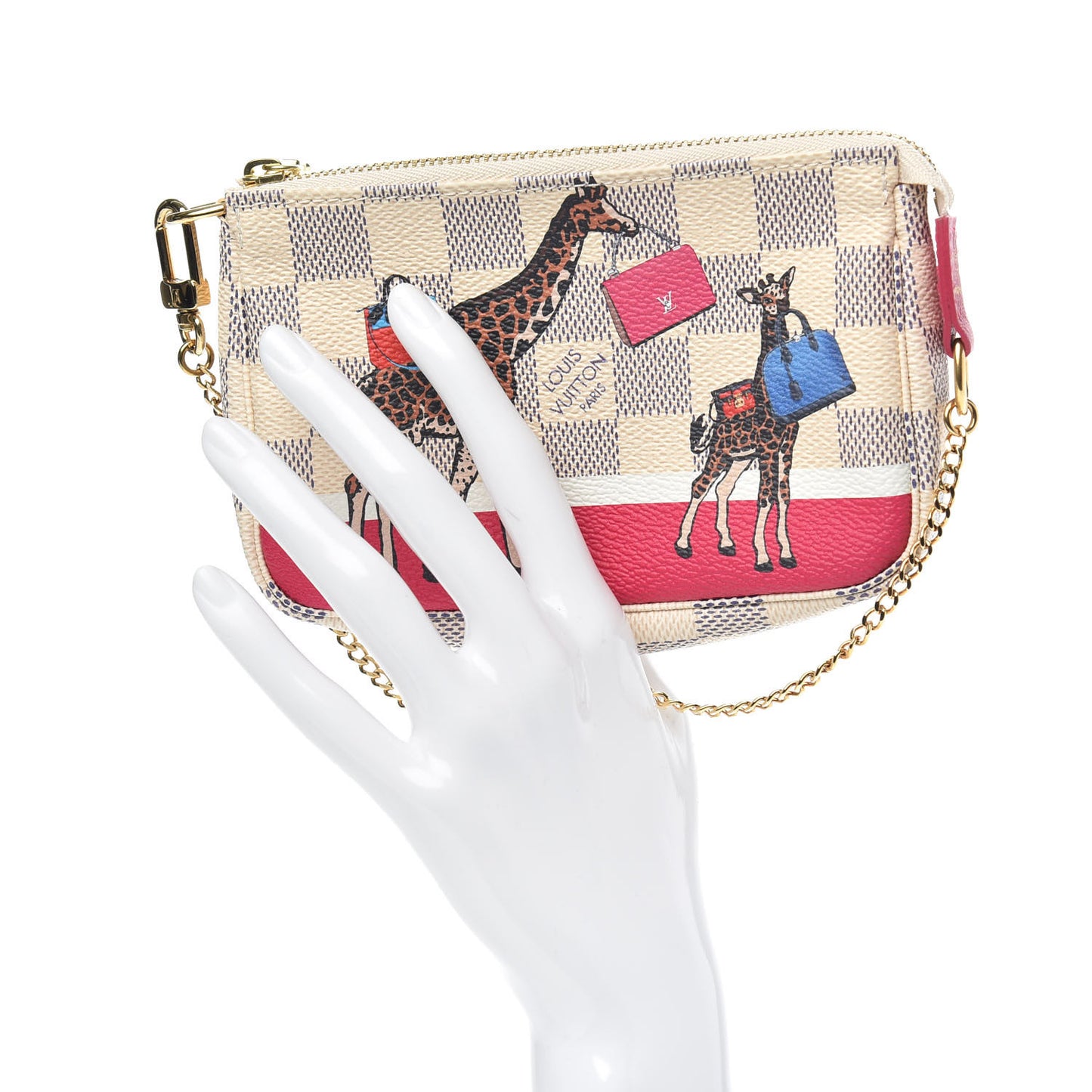 Damier Azur 2017 Christmas Animation Mini Pochette Accessories