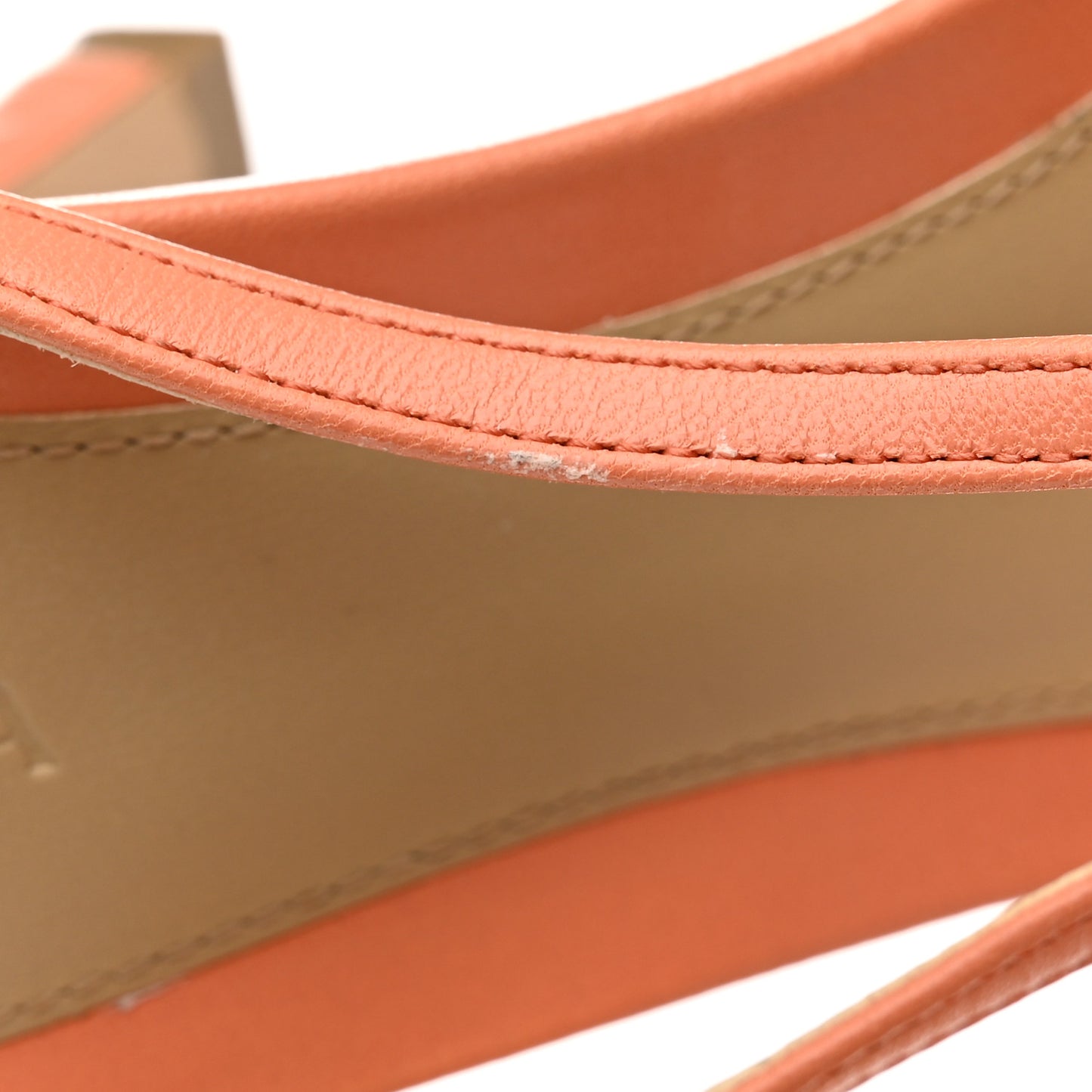 Lambskin Stretch Multi Strap 90mm Sandals 41 Papaya