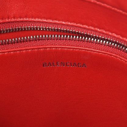 Balenciaga Calfskin XS Triangle Chain Duffle Black 7 of 9