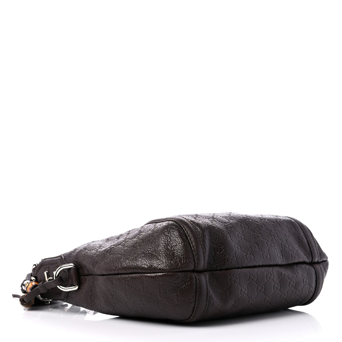 Guccissima Medium Techno Horsebit Hobo Brown