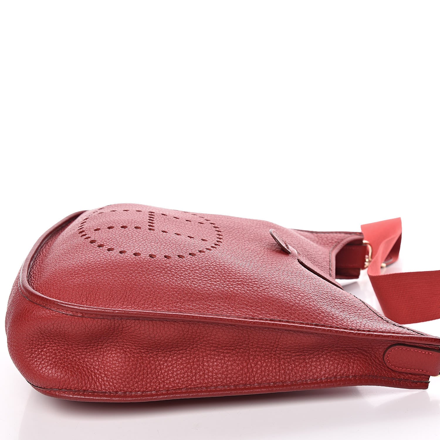 Hermes Taurillon Clemence Evelyne GM Rouge Vif 16 of 18