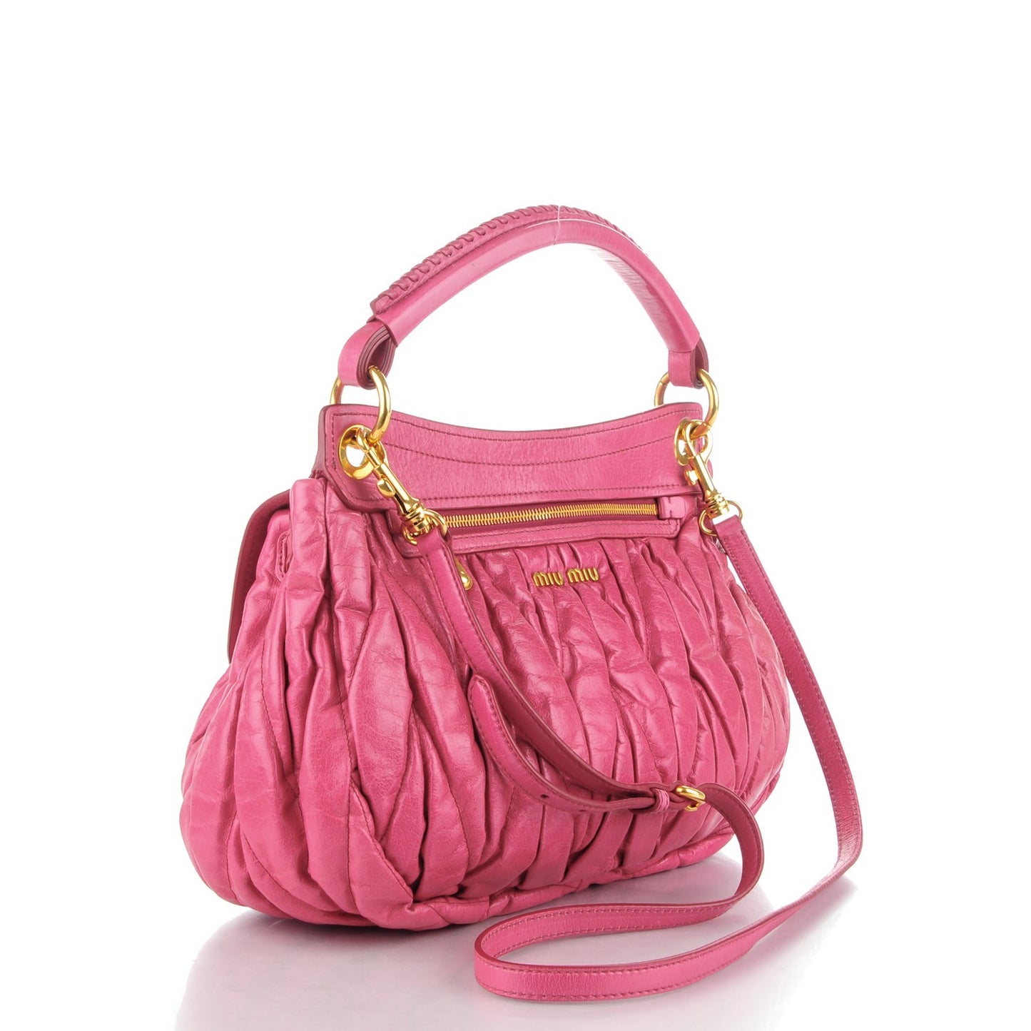 Matelasse Lux Nappa Hobo Peonia