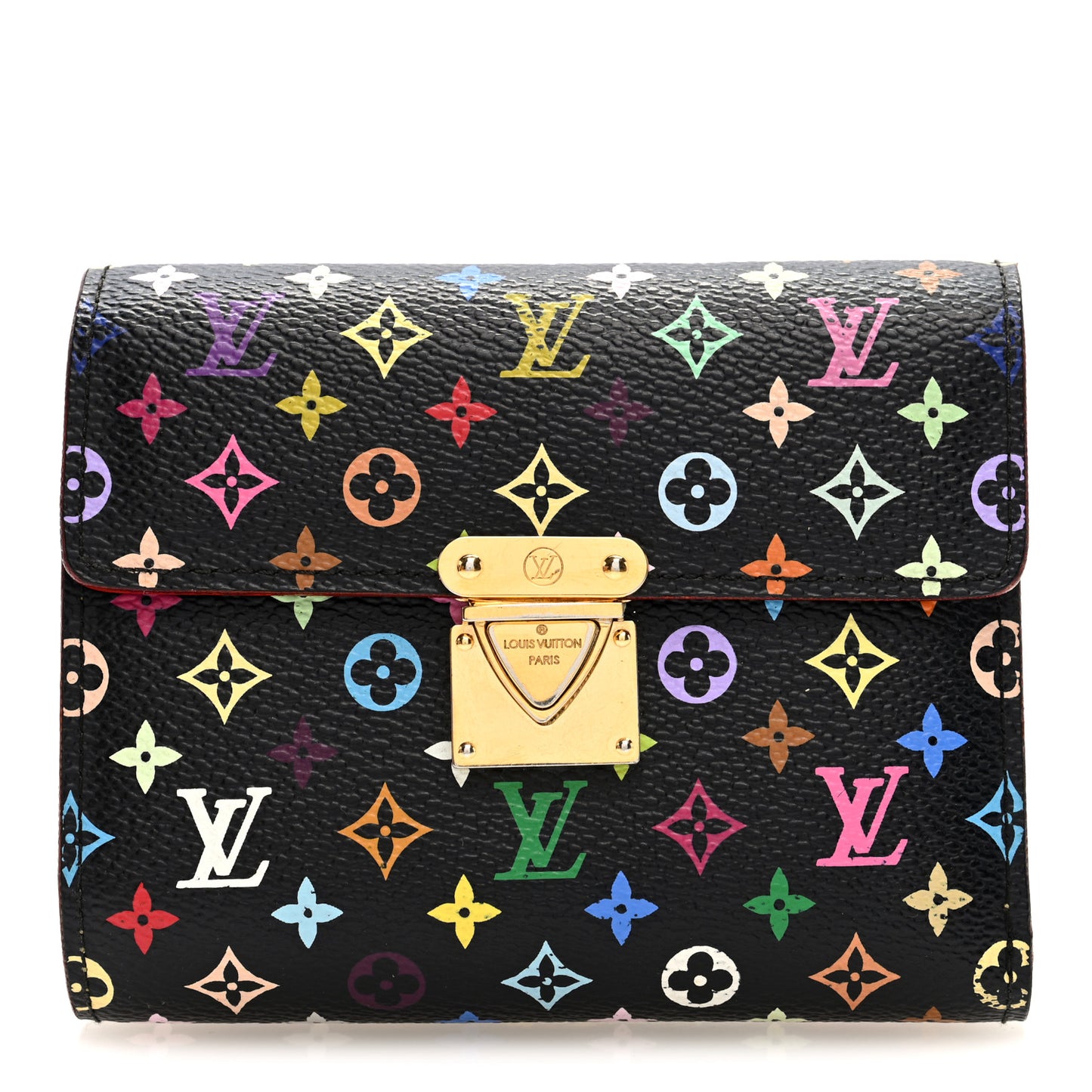 Monogram Multicolor Koala Wallet Black