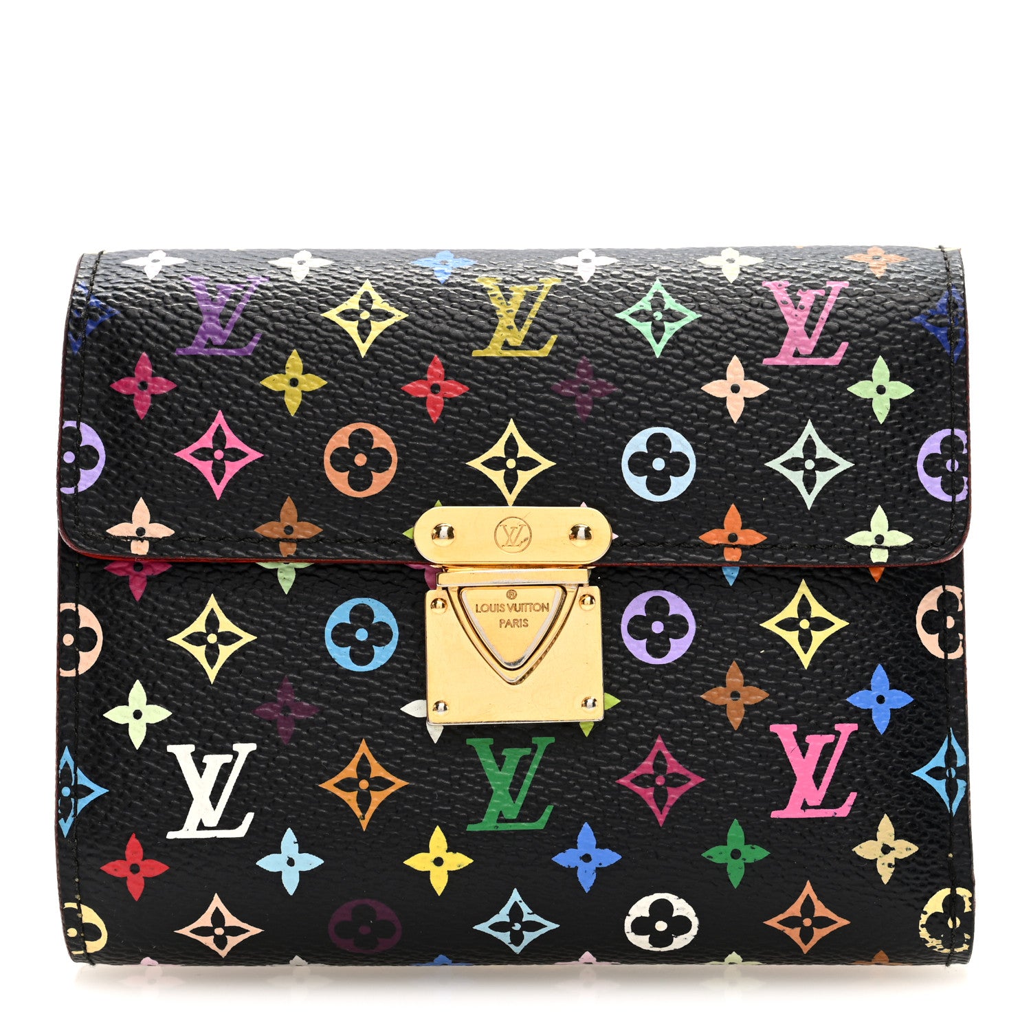 Louis Vuitton Monogram Multicolor Koala Wallet Black 1 of 7