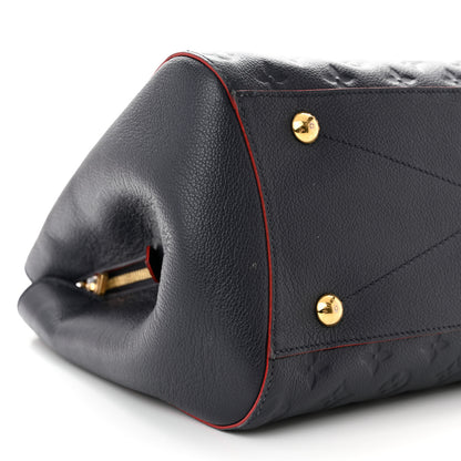 Louis Vuitton Empreinte Montaigne GM Marine Rouge 9 of 16