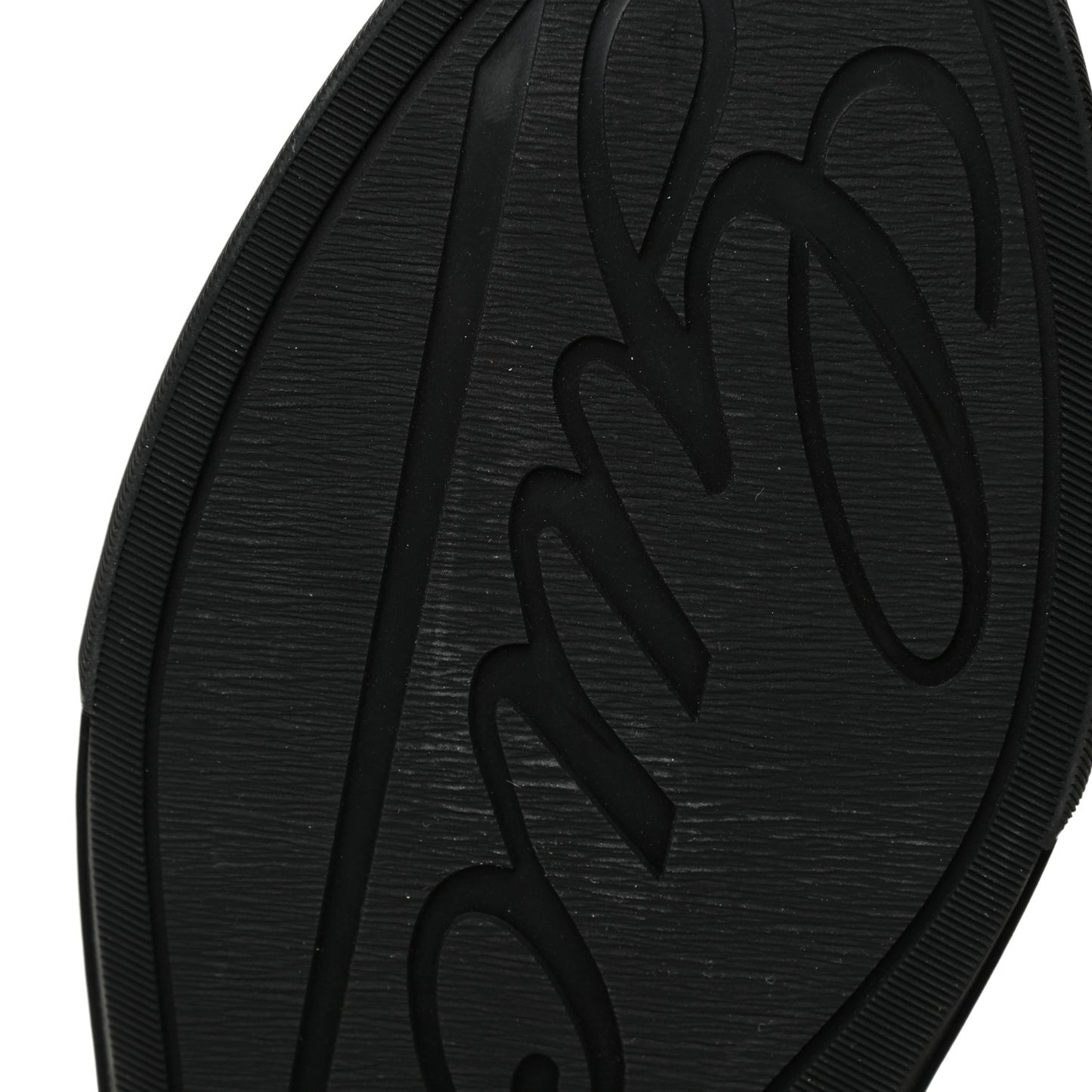 Monogram Mens High Top Sneakers Black