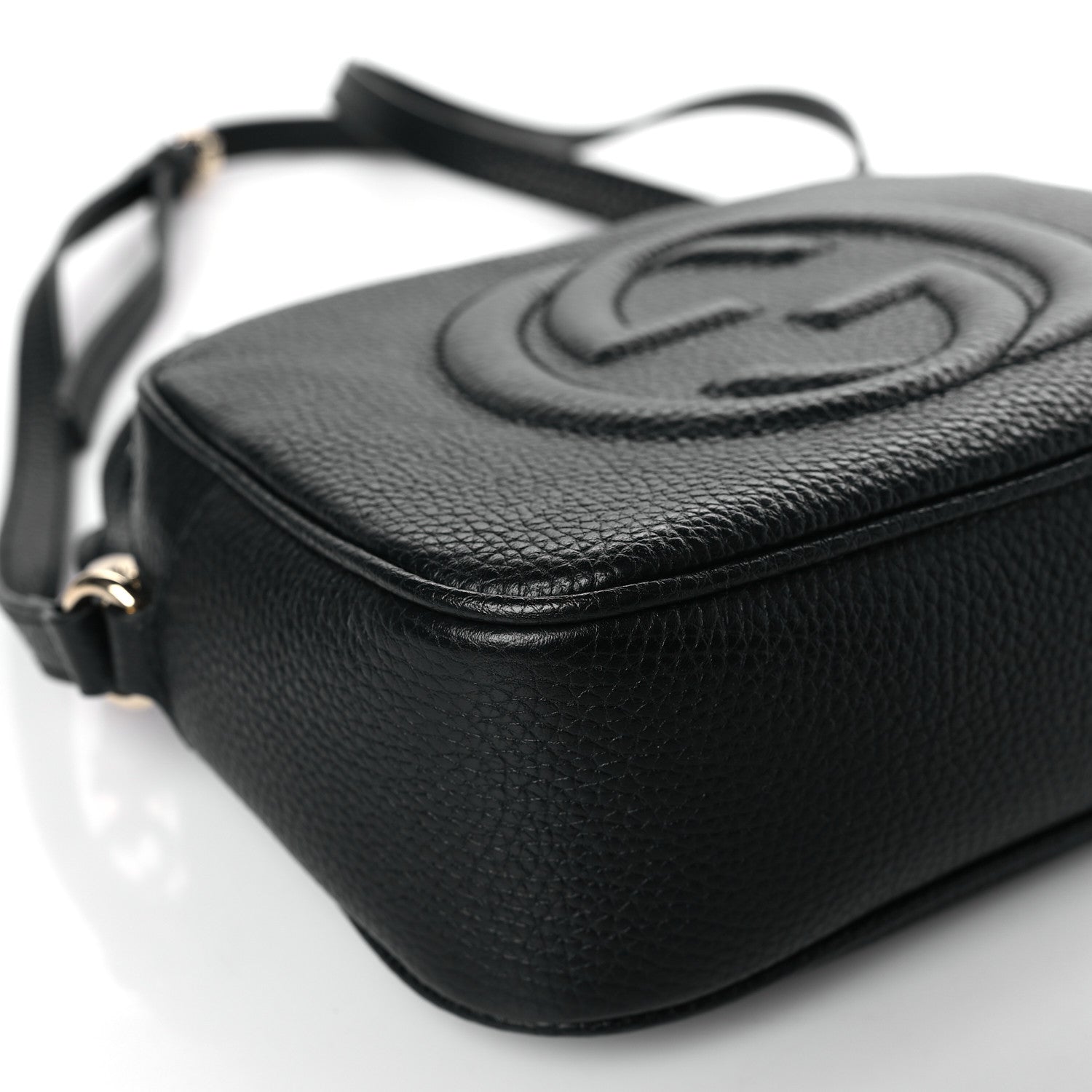 Gucci Pebbled Calfskin Small Soho Disco Bag Black 8 of 9