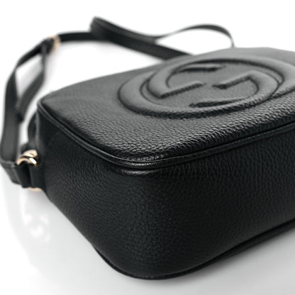 Gucci Pebbled Calfskin Small Soho Disco Bag Black 8 of 9