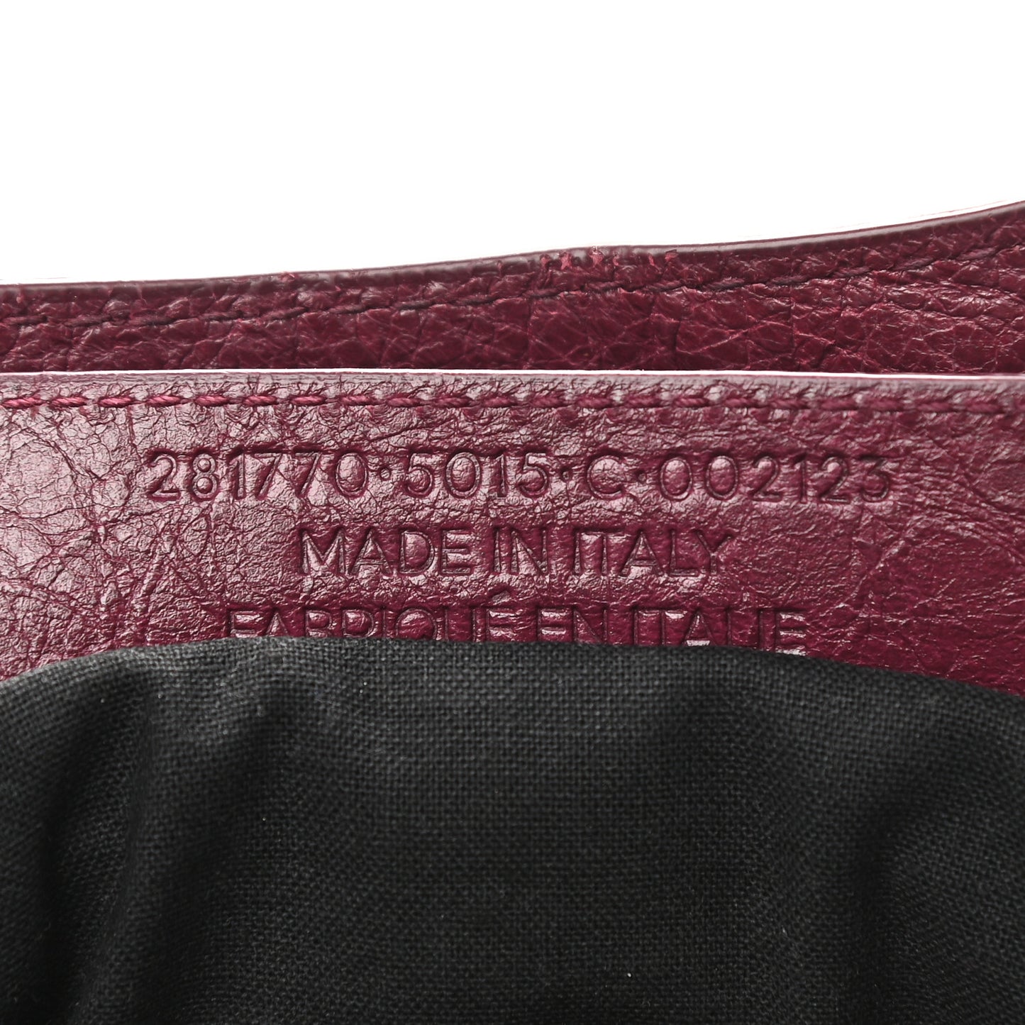 Agneau Giant 12 Gold Hardware City Violet Prune