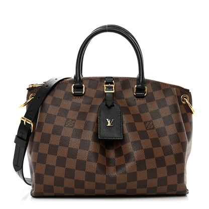 Louis Vuitton Damier Ebene Odeon Tote PM Black 1 of 9