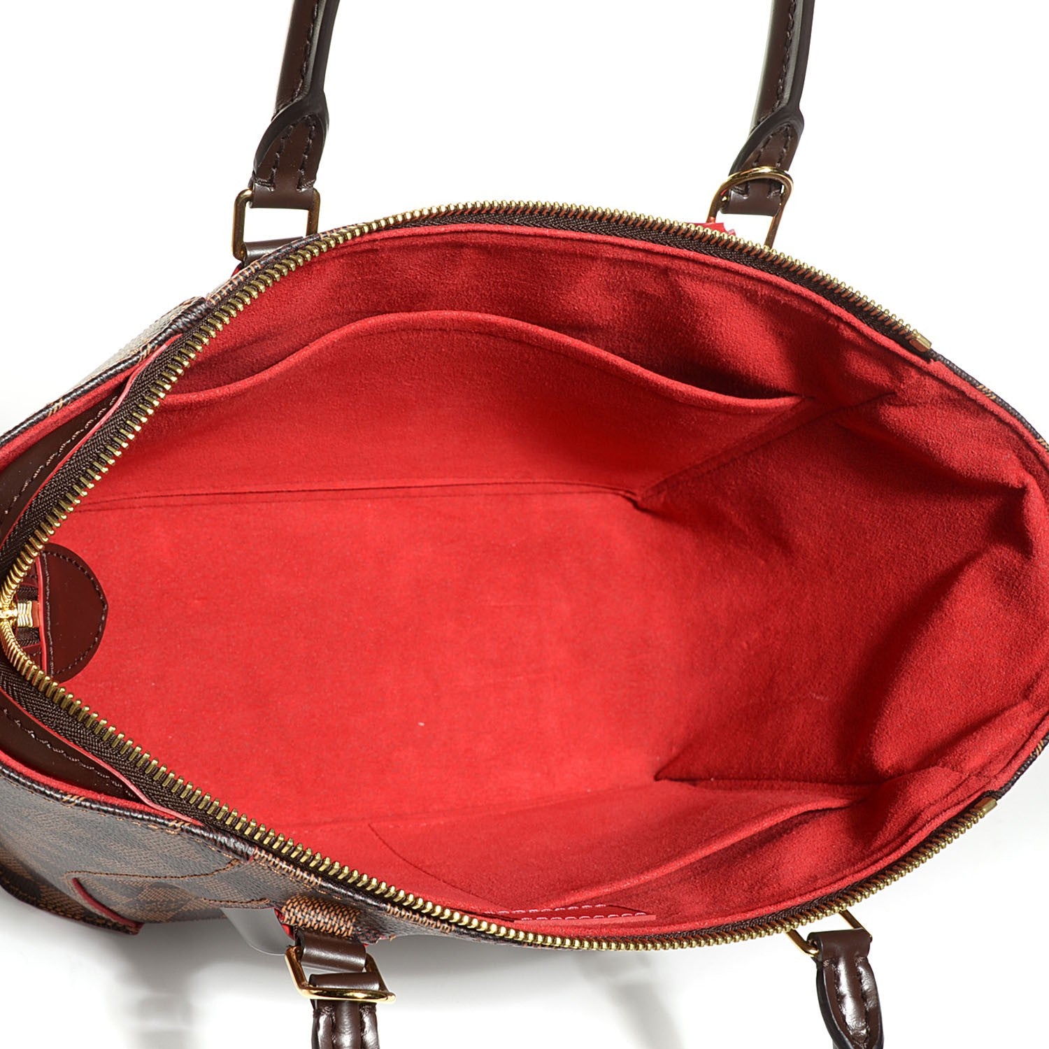 Louis Vuitton Damier Ebene Caissa Tote PM Cherry 5 of 7