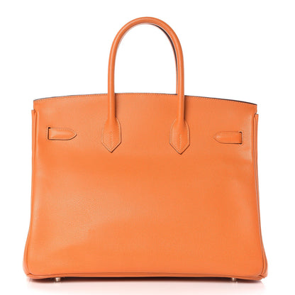 Hermes Epsom Birkin 35 Orange 4 of 49